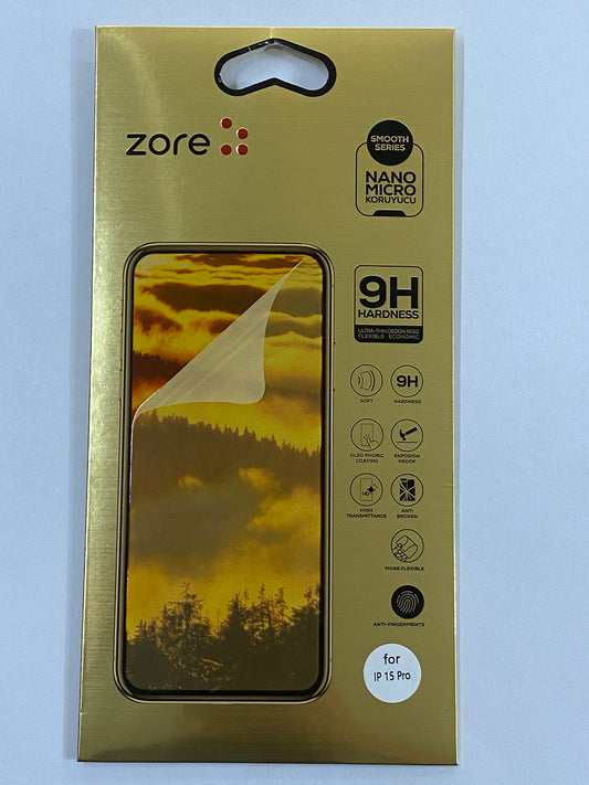 Zore iPhone 15 Pro Nano Ekran koruyucu