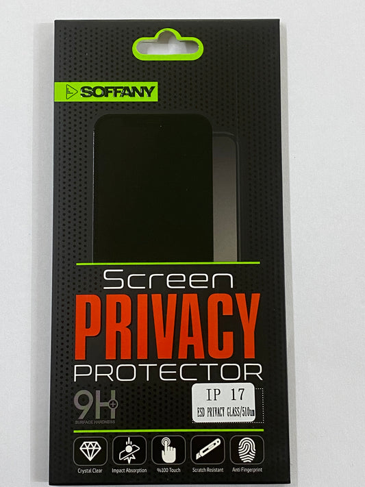 Soffany iPhone 17 ESD Privacy Glass