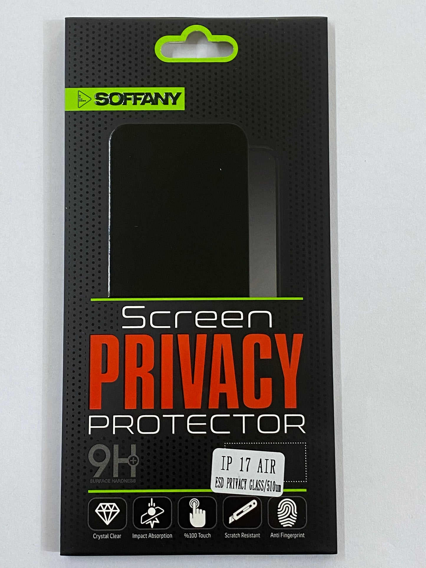 Soffany iPhone 17 Air Privacy Glass
