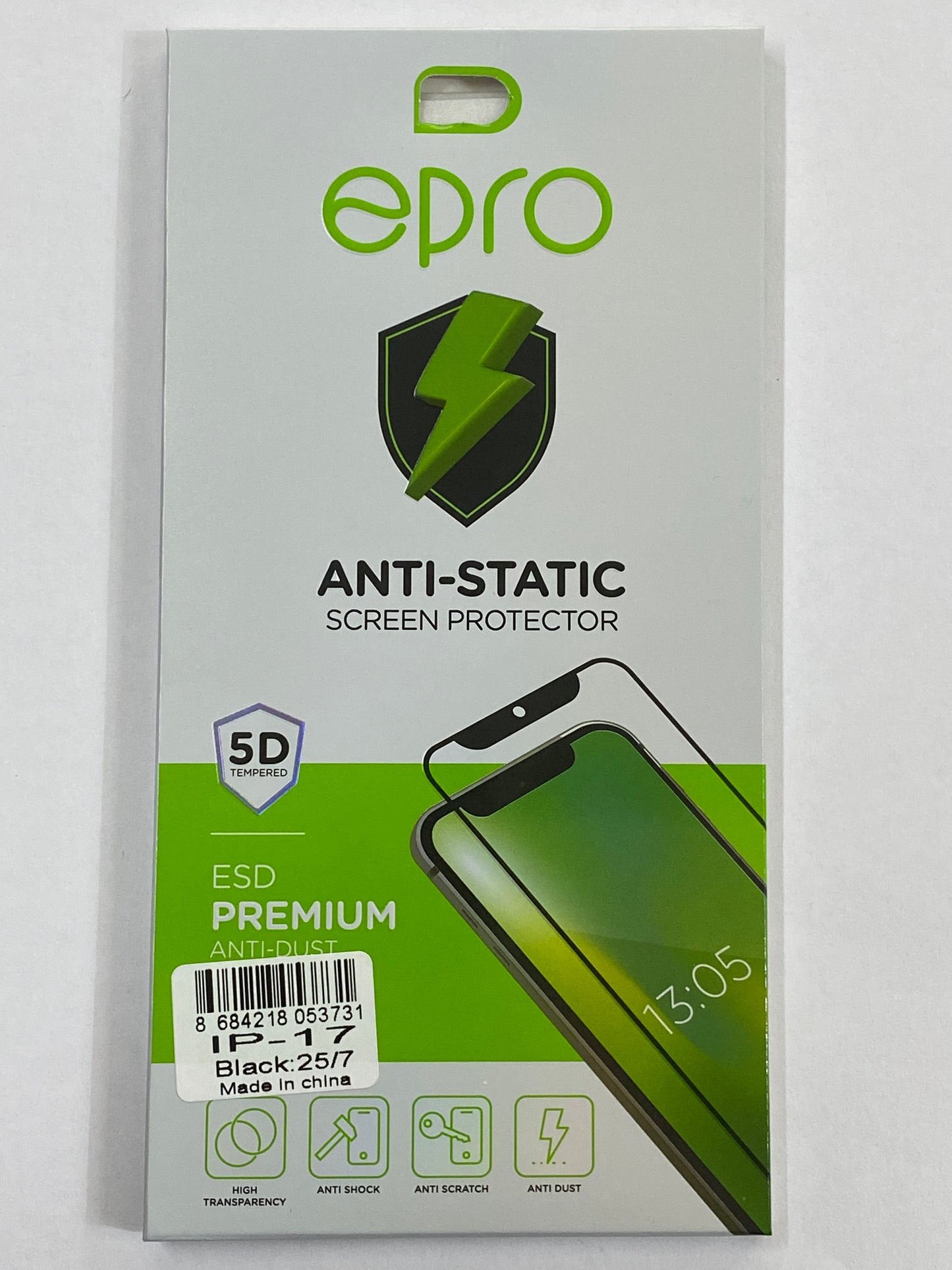 EPRO iPhone 17 ANTI-STATIC SCREEN PROTECTOR