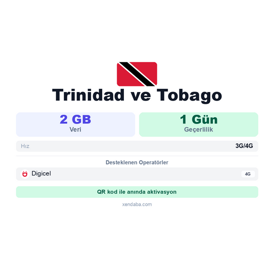 Trinidad ve Tobago eSIM