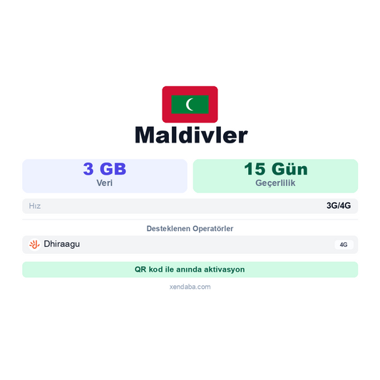 Maldivler eSIM