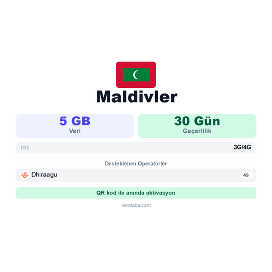 Maldivler eSIM