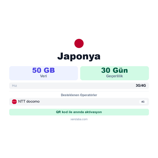 Japonya eSIM