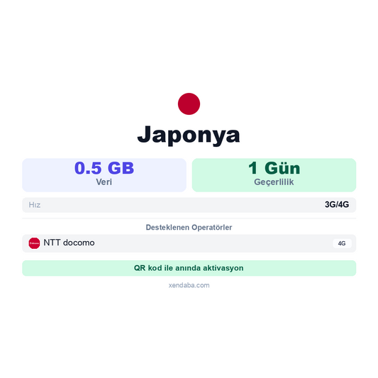 Japonya eSIM