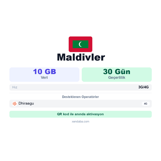 Maldivler eSIM