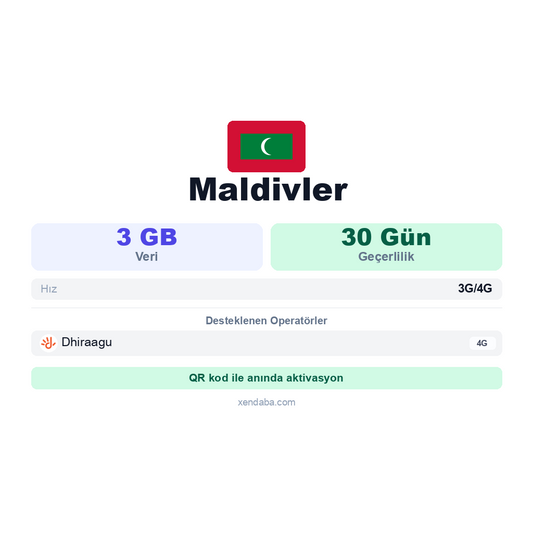 Maldivler eSIM