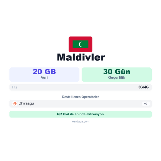 Maldivler eSIM