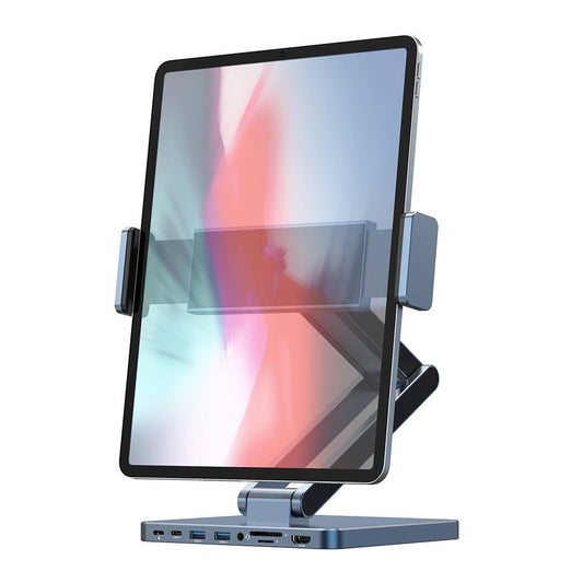 AH801 8‑in‑1 Ayarlanabilir USB‑C Hub & Tablet Standı 4K