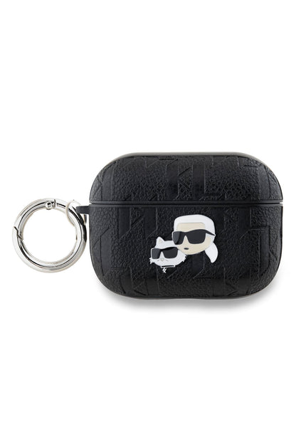 Karl Lagerfeld Monogram Apple Airpods Pro 2. Nesil Kılıf Siyah