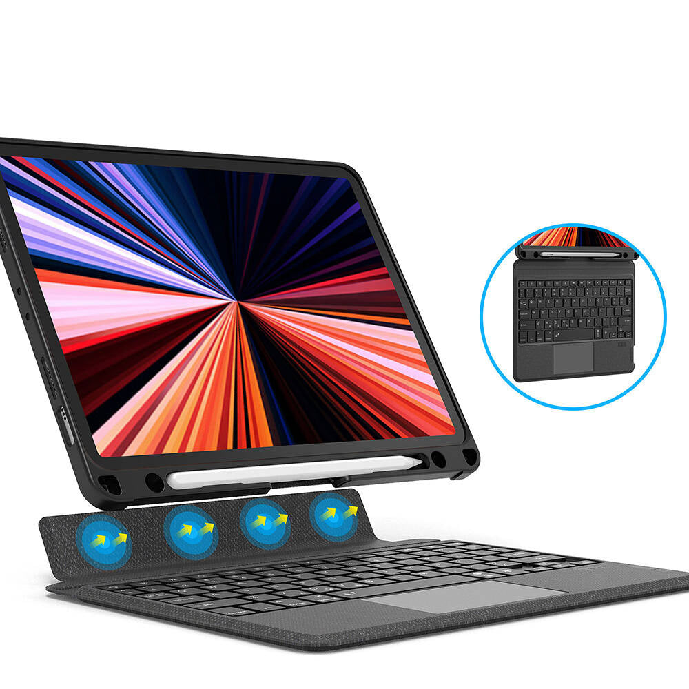 Mag Touch Klavyeli Standlı iPad Kılıfı