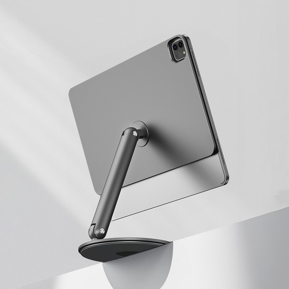 Apple iPad Pro 13 M4 - M5 360 Derece Dönebilen Magnetik Başlıklı Tablet Standı