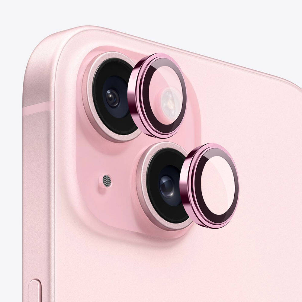 Apple iPhone 15 Plus Lens Guard Metal Kamera Lens Koruyucu