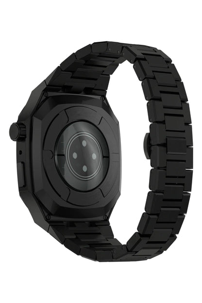 Apple Watch Uyumlu Belize Kasa Koruyucu Kordon Siyah