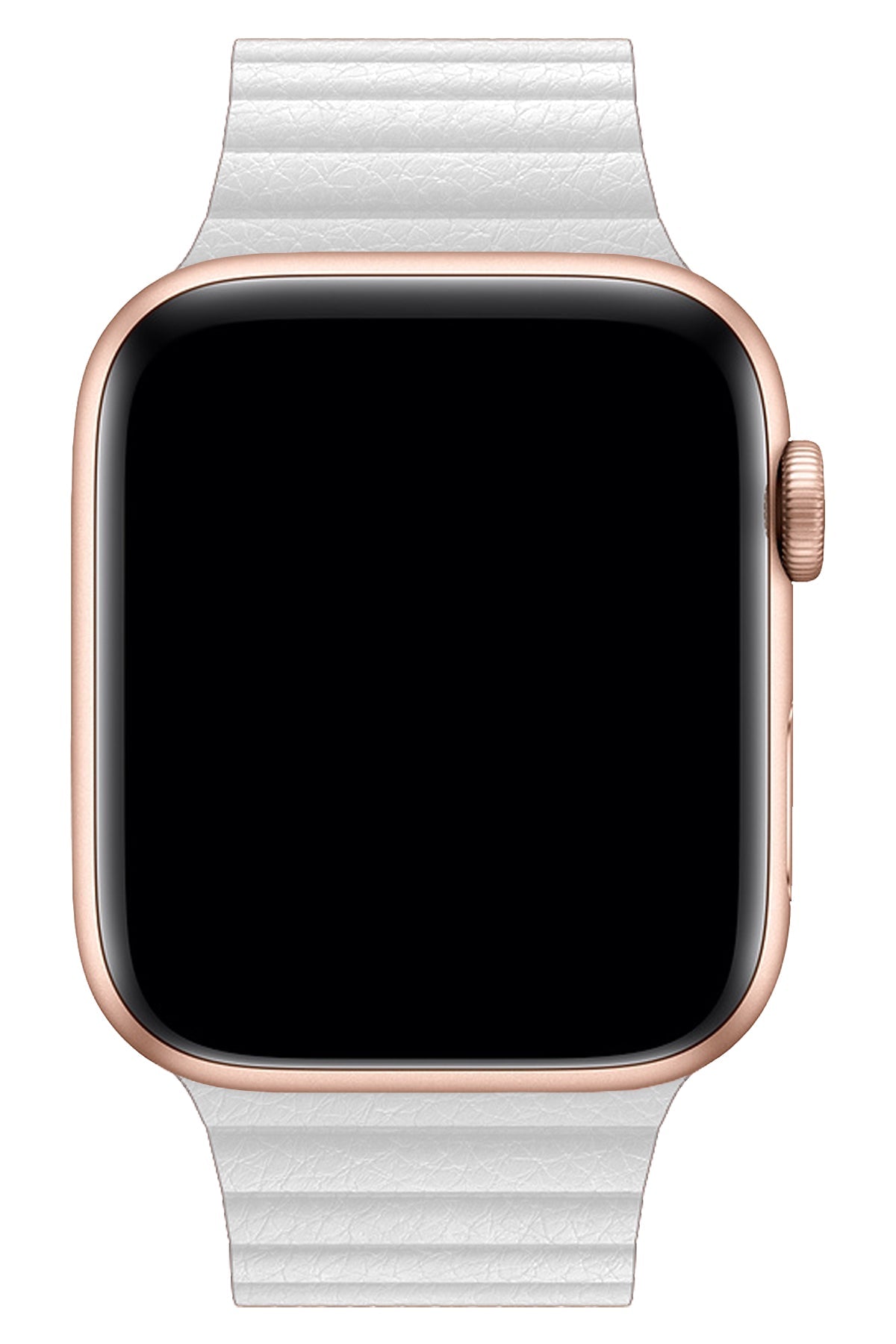 Apple Watch Uyumlu Deri Loop Kordon Beyaz