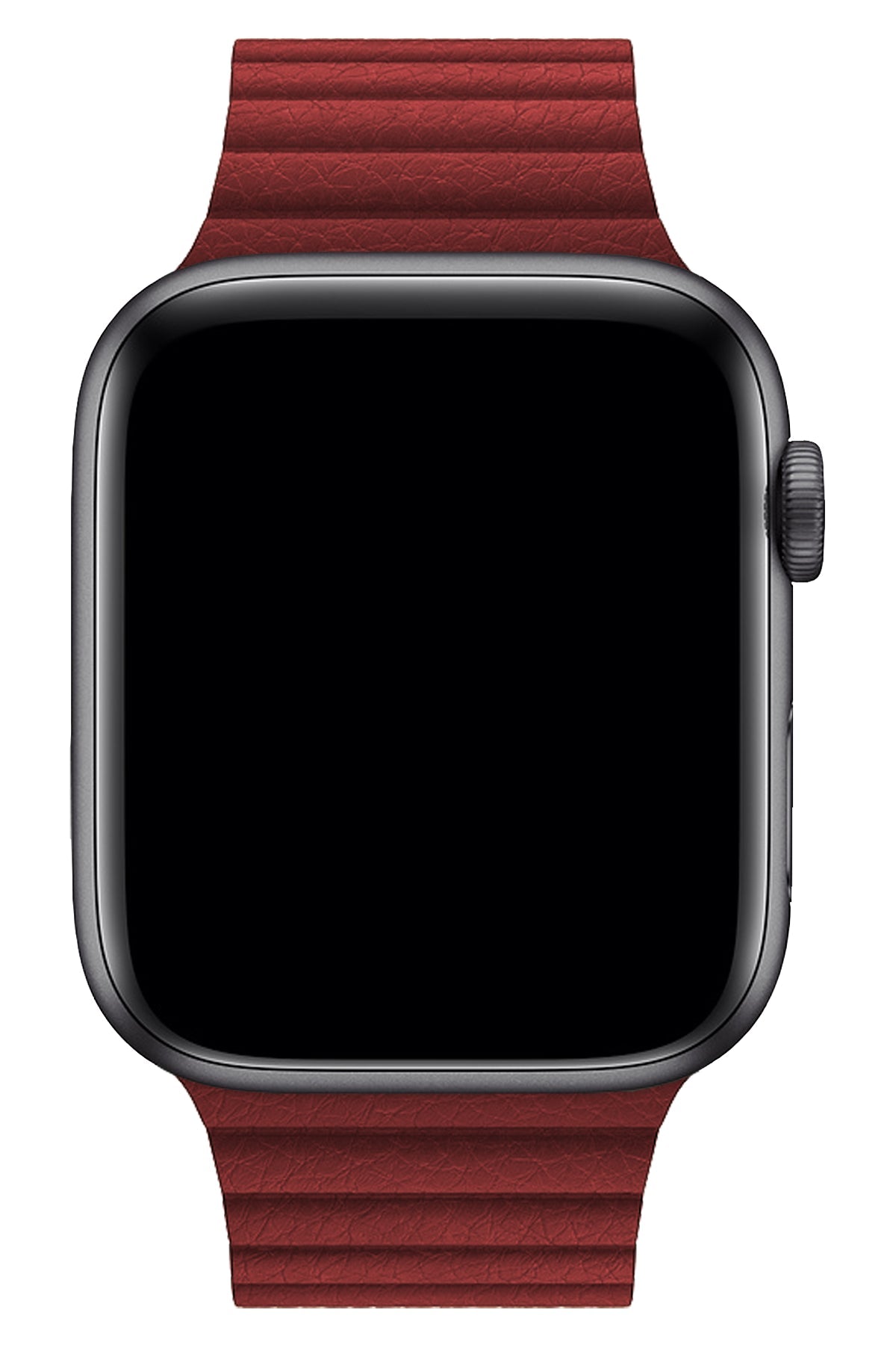 Apple Watch Uyumlu Deri Loop Kordon Bordo