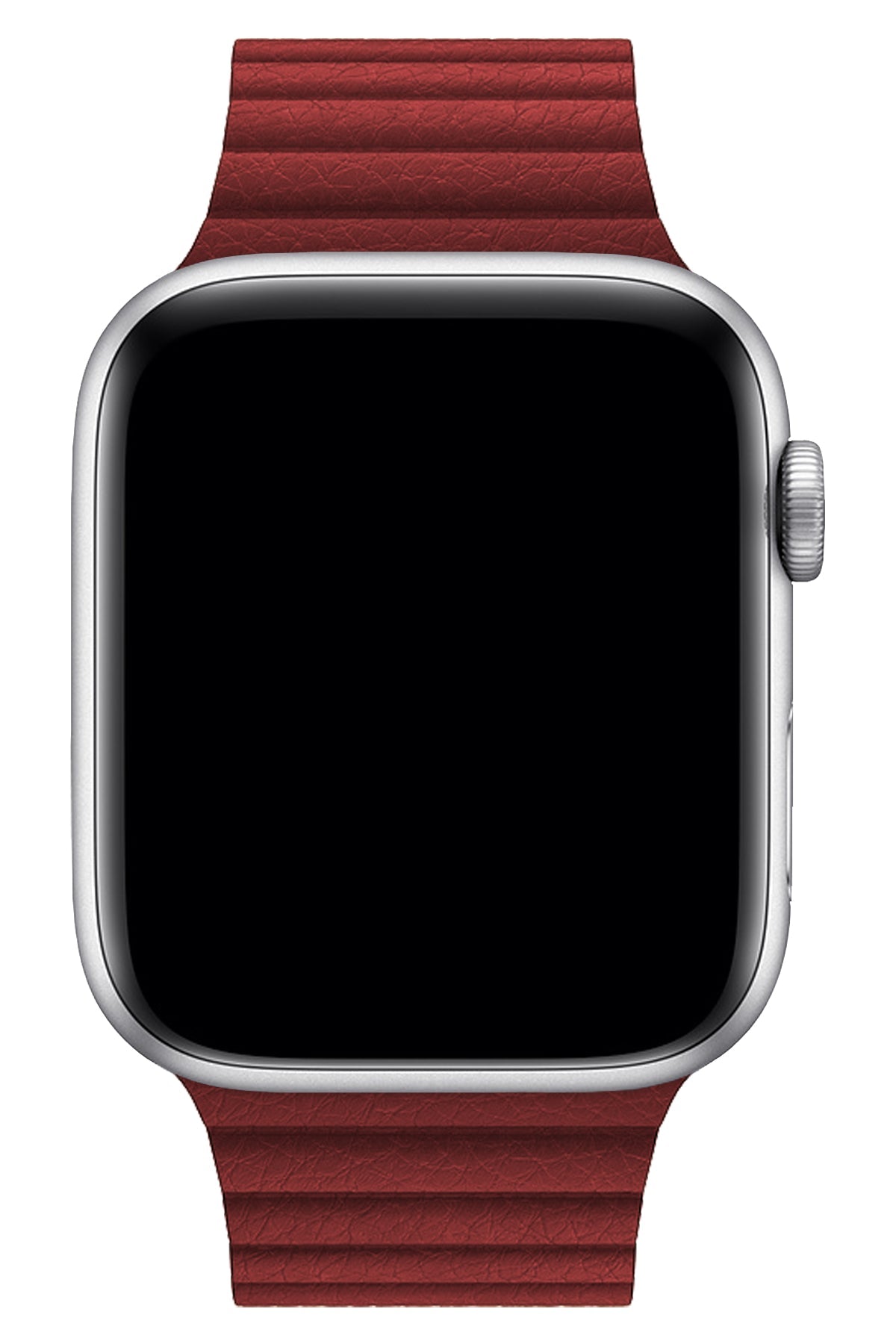 Apple Watch Uyumlu Deri Loop Kordon Bordo
