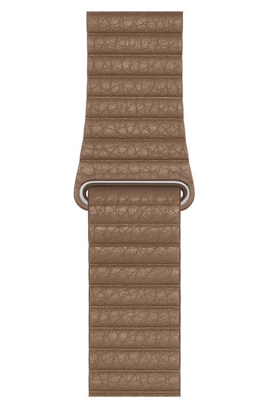Apple Watch Uyumlu Deri Loop Kordon BurlyWood