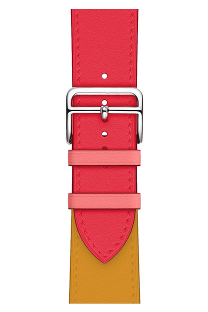 Apple Watch Uyumlu Duo Loop Kordon Garnet