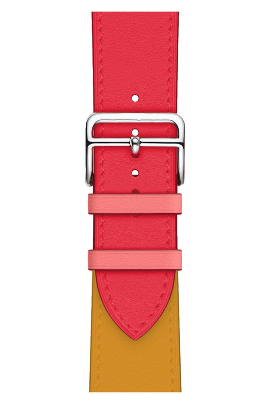 Apple Watch Uyumlu Duo Loop Kordon Garnet