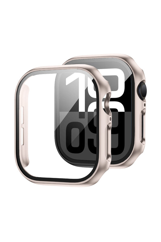 Apple Watch Uyumlu Ekran Koruyucu Kasa Starlight