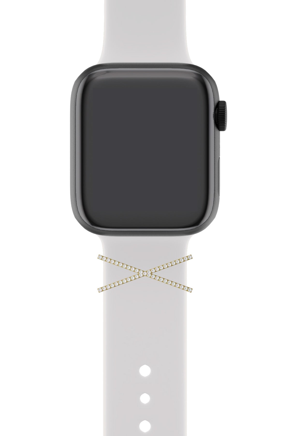 Apple Watch Uyumlu Kordon Süsü Charm Zircon Cross
