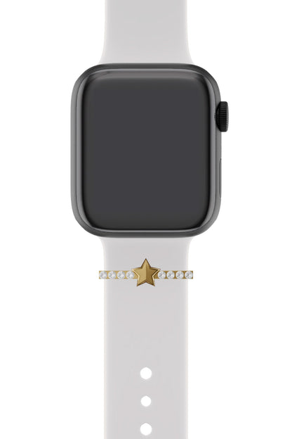 Apple Watch Uyumlu Kordon Süsü Charm Zircon Star