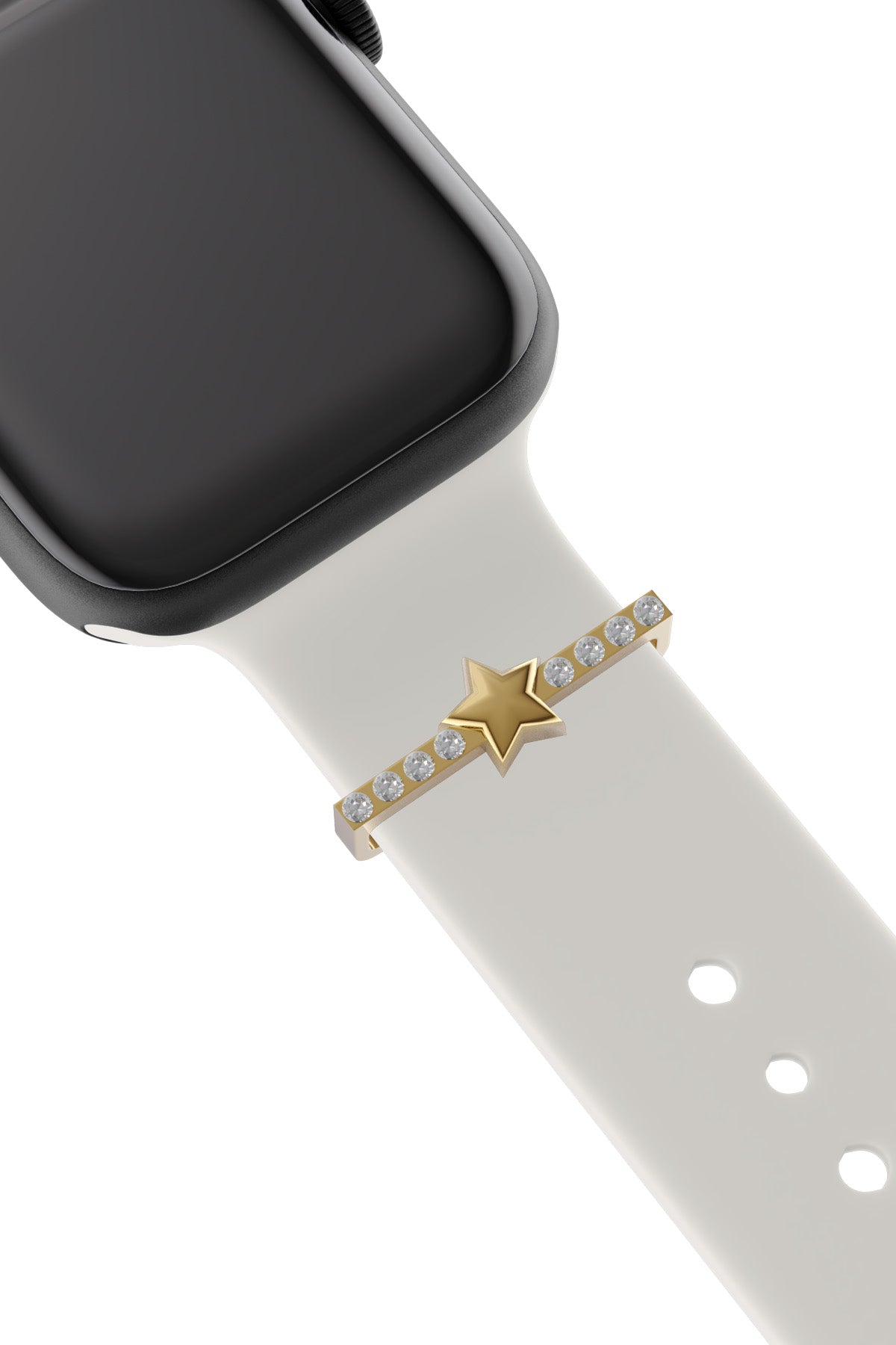Apple Watch Uyumlu Kordon Süsü Charm Zircon Star