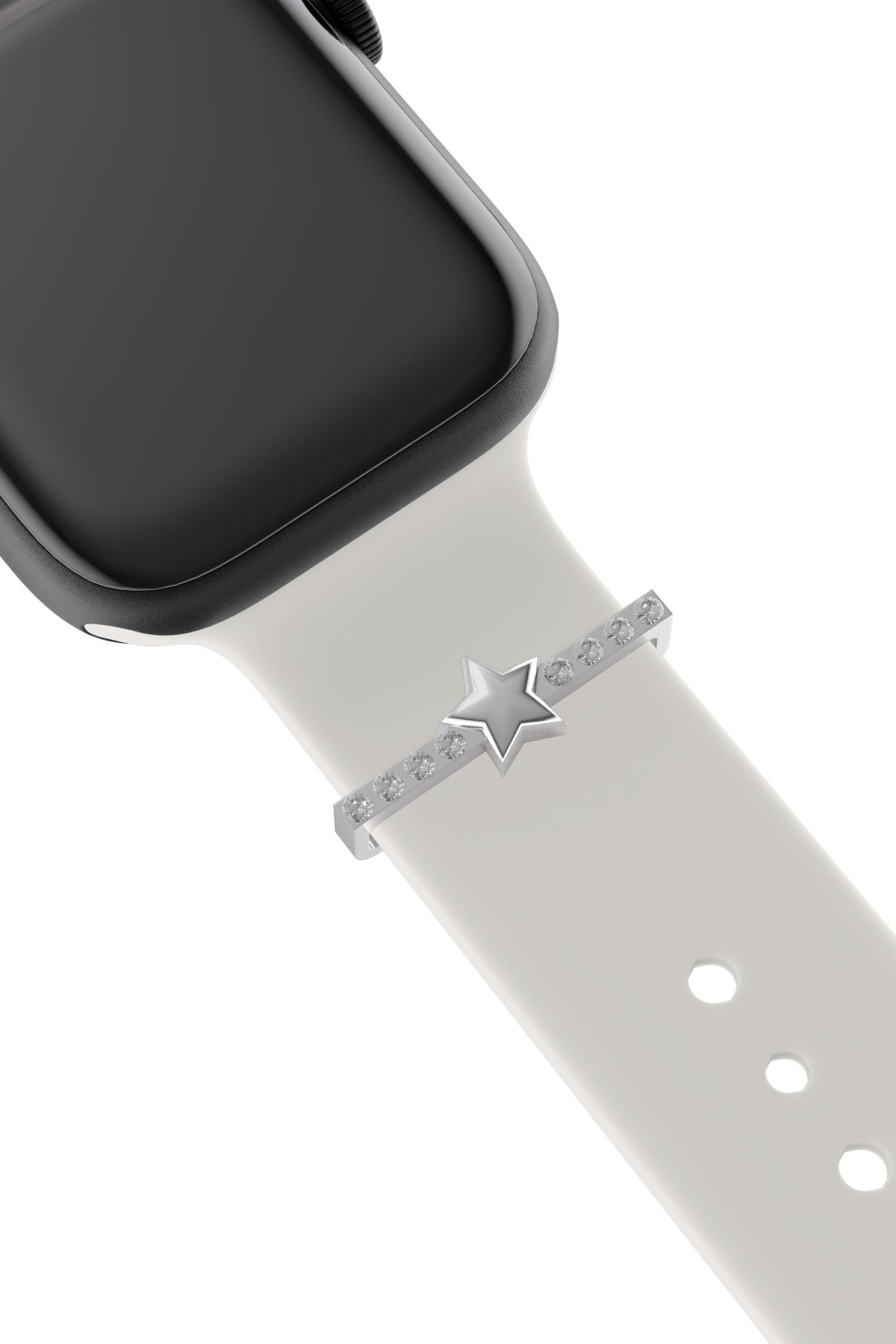 Apple Watch Uyumlu Kordon Süsü Charm Zircon Star