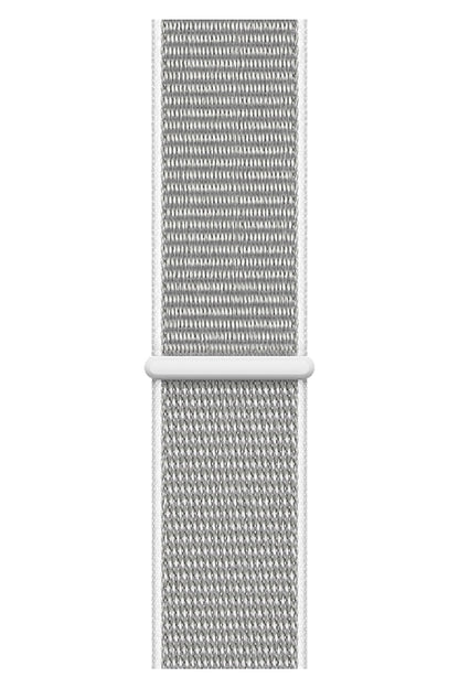 Apple Watch Uyumlu Spor Loop Kordon Beyaz Gri