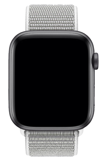 Apple Watch Uyumlu Spor Loop Kordon Beyaz Gri