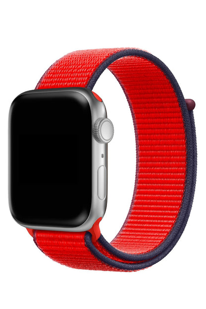 Apple Watch Uyumlu Spor Loop Kordon Carnelian