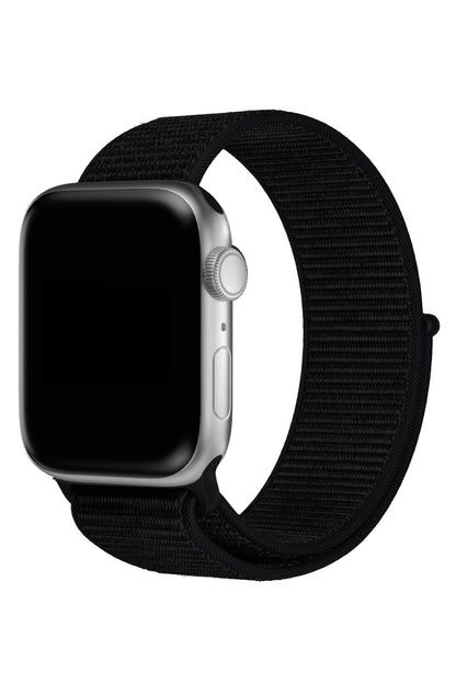 Apple Watch Uyumlu Spor Loop Kordon Dark Black