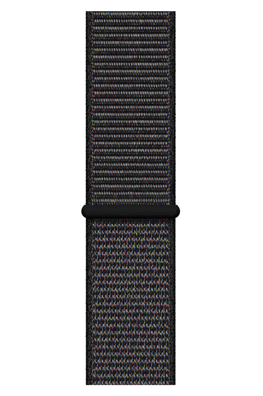 Apple Watch Uyumlu Spor Loop Kordon Kırçıllı Siyah