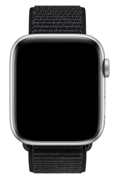 Apple Watch Uyumlu Spor Loop Kordon Kırçıllı Siyah