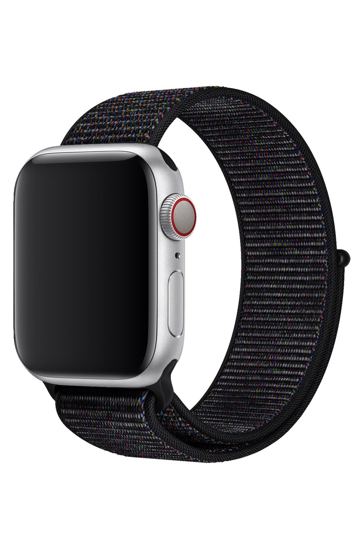 Apple Watch Uyumlu Spor Loop Kordon Kırçıllı Siyah