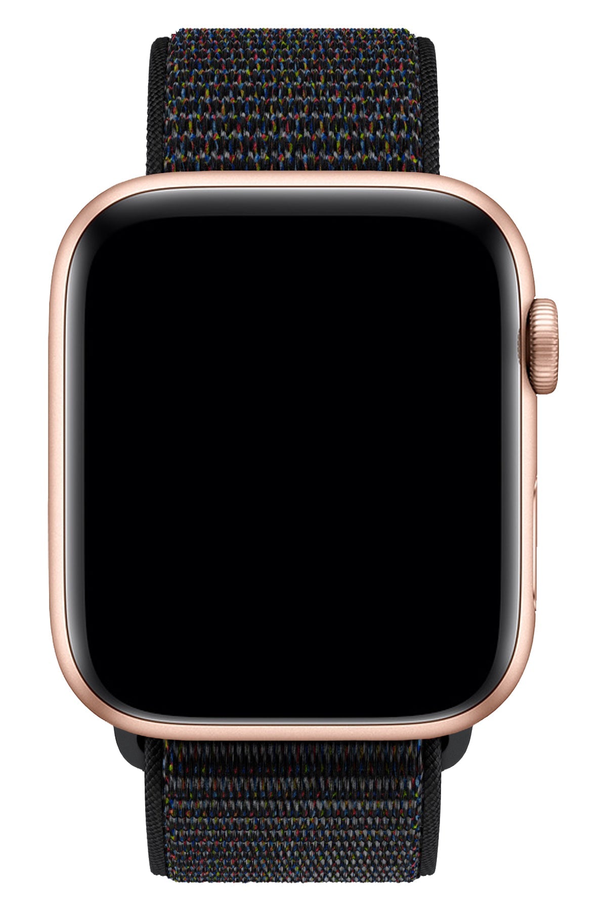 Apple Watch Uyumlu Spor Loop Kordon Kırçıllı Siyah