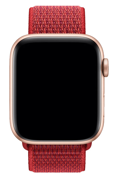 Apple Watch Uyumlu Spor Loop Kordon Kırmızı