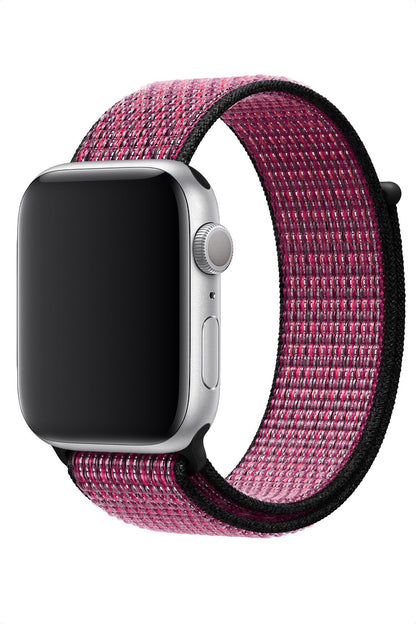 Apple Watch Uyumlu Spor Loop Kordon Koyu Mor