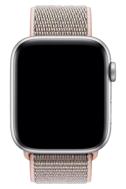 Apple Watch Uyumlu Spor Loop Kordon Kum Pembe