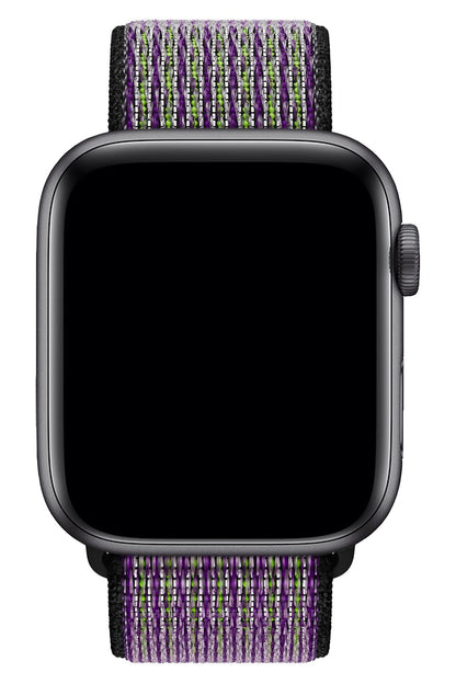 Apple Watch Uyumlu Spor Loop Kordon Mor Yeşil