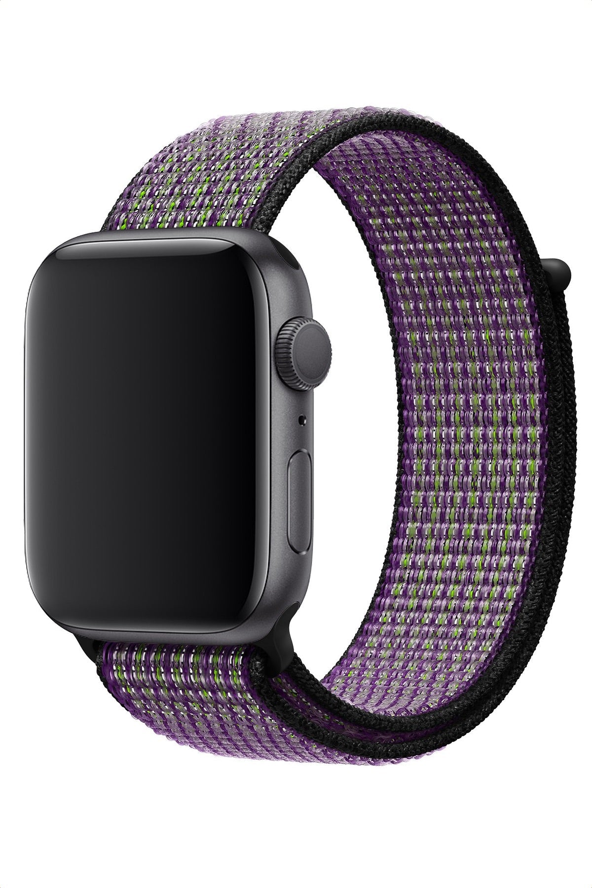 Apple Watch Uyumlu Spor Loop Kordon Mor Yeşil