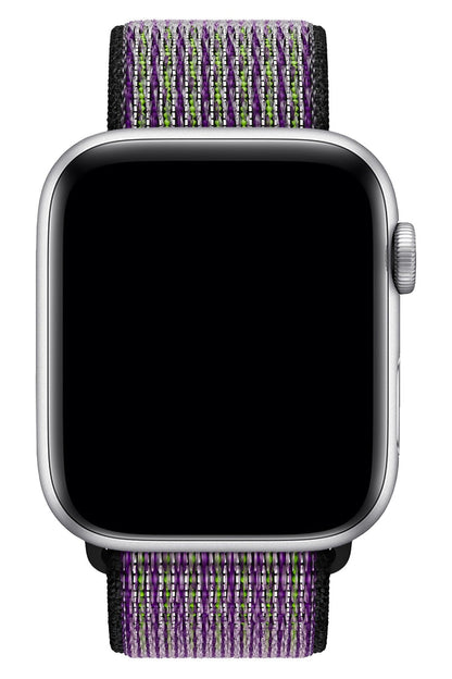 Apple Watch Uyumlu Spor Loop Kordon Mor Yeşil