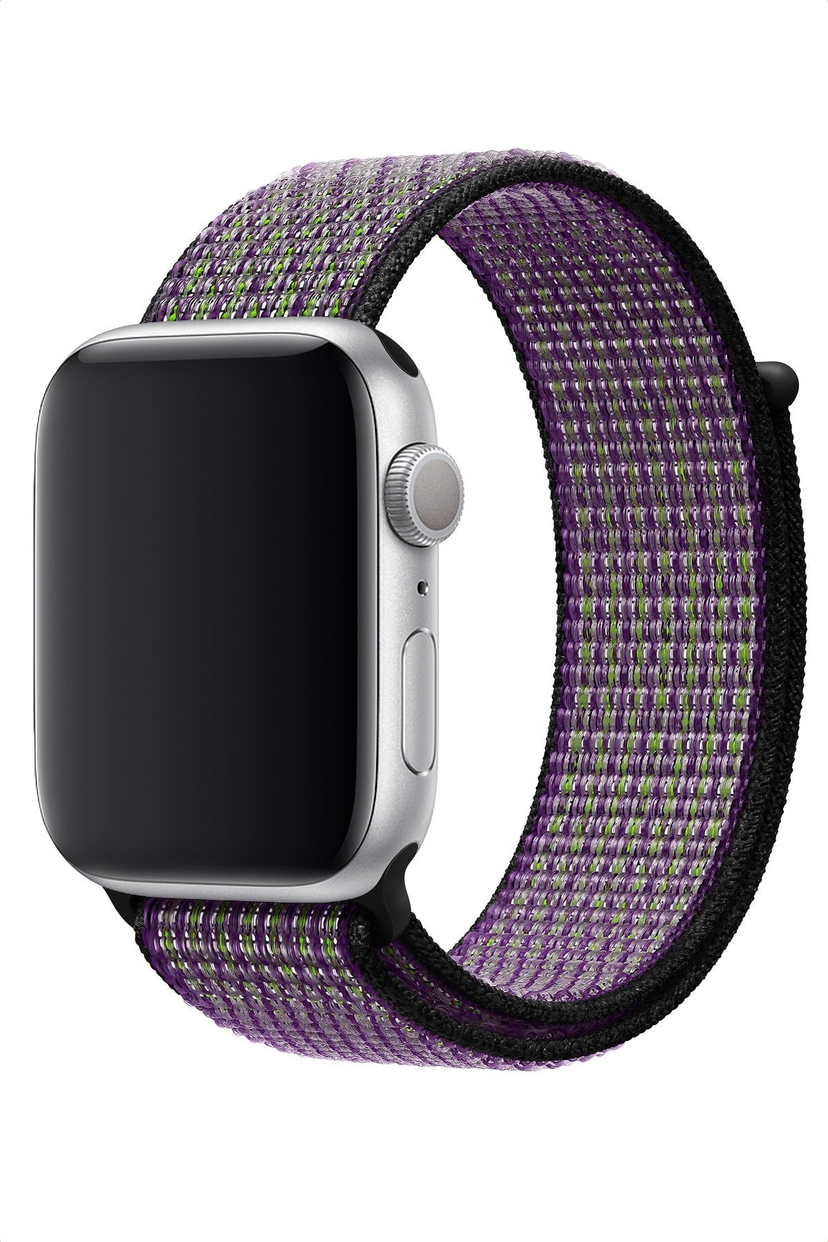 Apple Watch Uyumlu Spor Loop Kordon Mor Yeşil