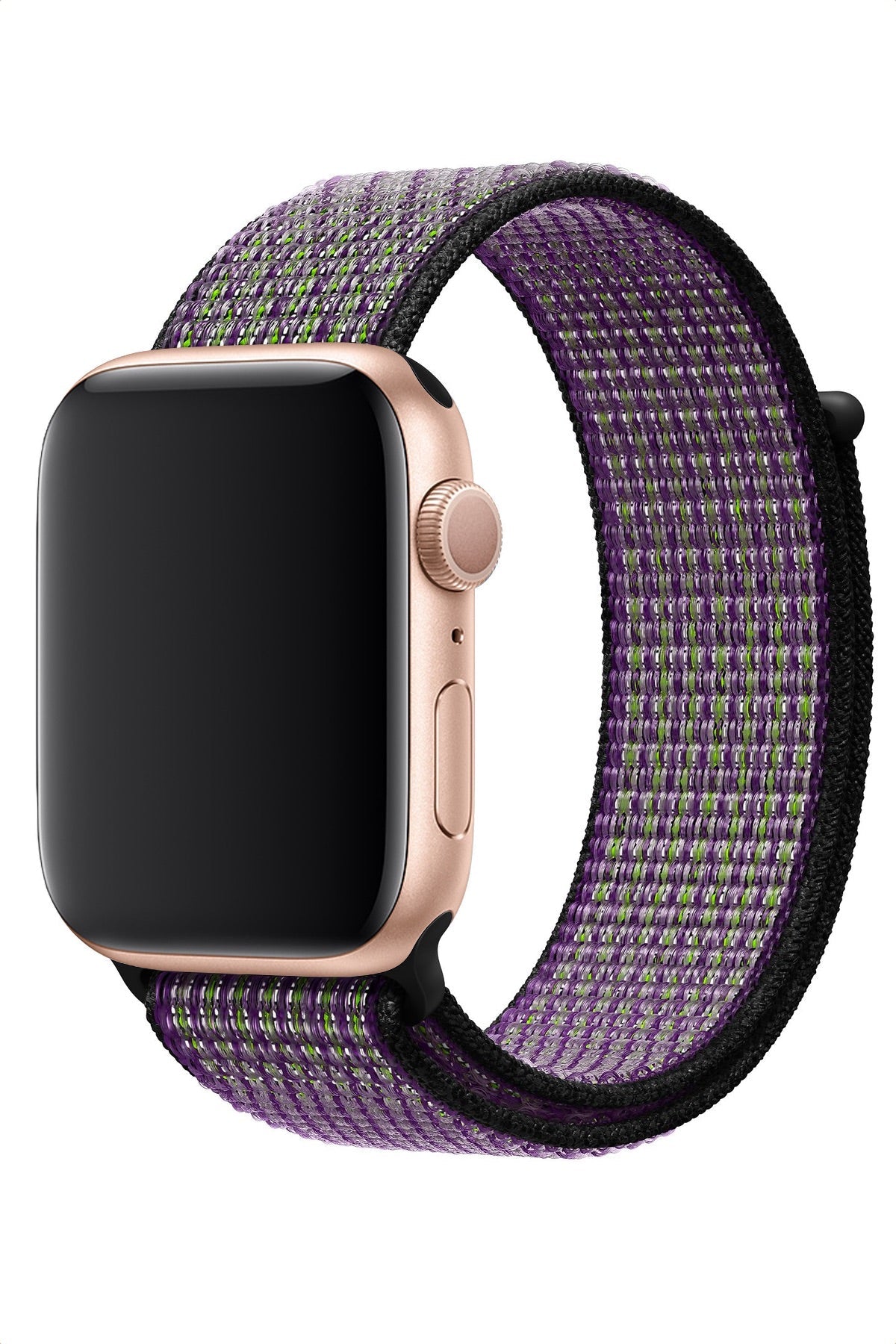 Apple Watch Uyumlu Spor Loop Kordon Mor Yeşil