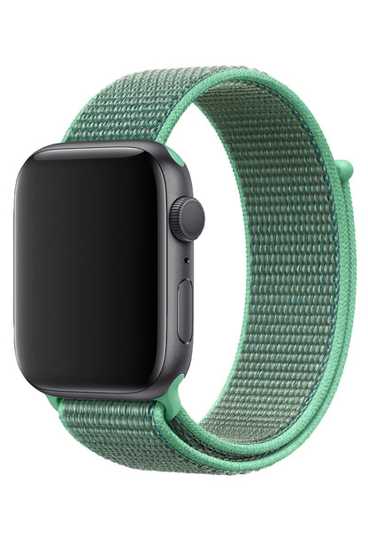 Apple Watch Uyumlu Spor Loop Kordon Su Yeşili