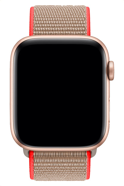 Apple Watch Uyumlu Spor Loop Kordon Neon Kahve