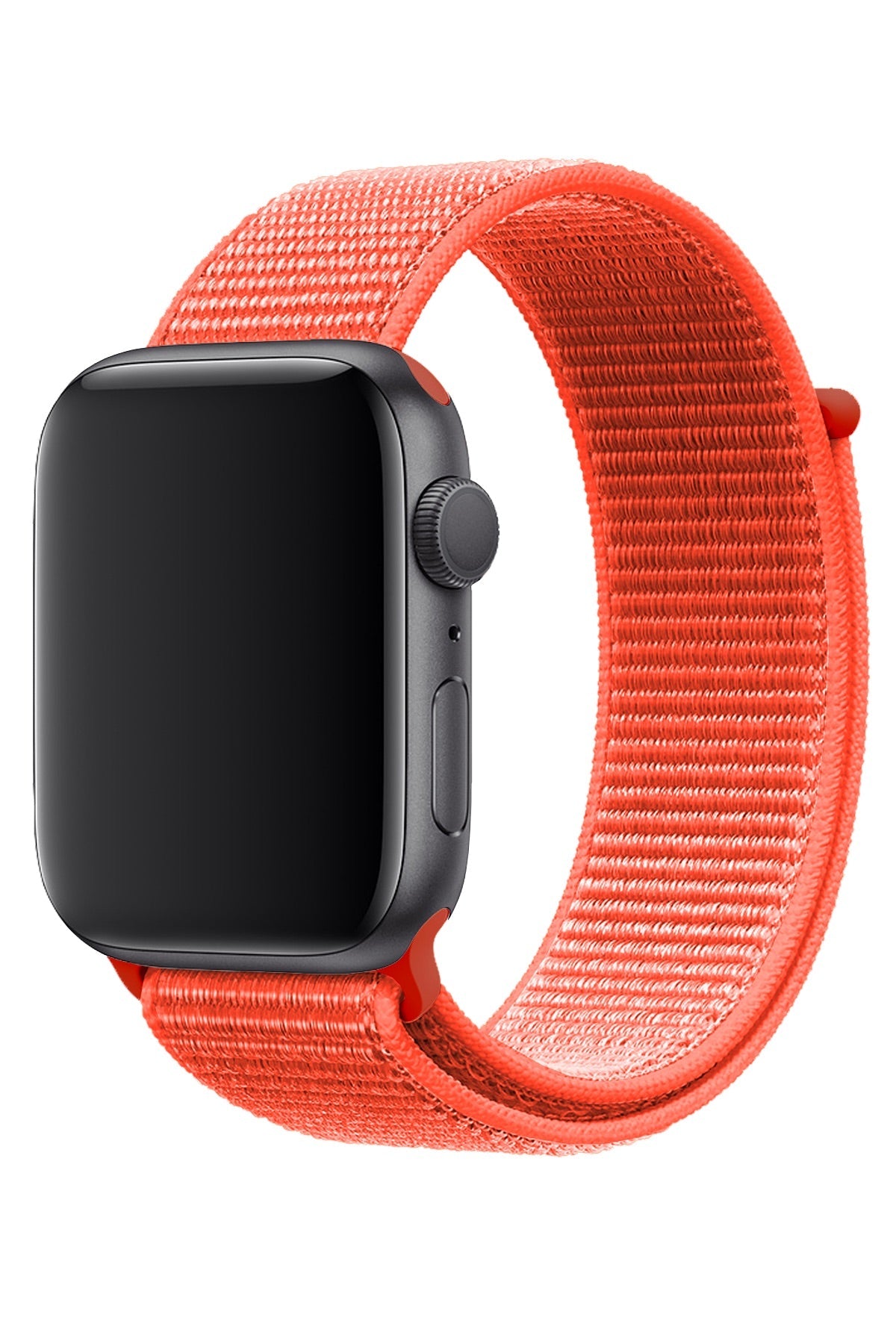 Apple Watch Uyumlu Spor Loop Kordon Neon Turuncu
