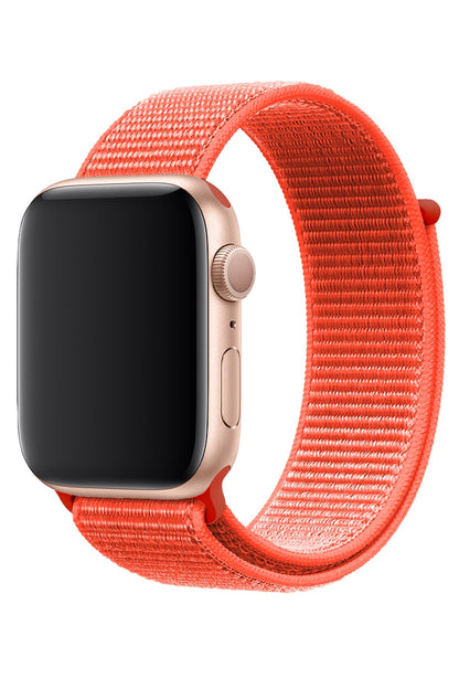 Apple Watch Uyumlu Spor Loop Kordon Neon Turuncu