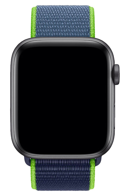 Apple Watch Uyumlu Spor Loop Kordon Safir Mavi
